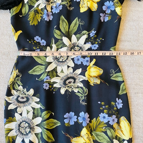 🔥 HP 🔥 Erdem Keni Floral Lace And Cady Dress - Picture 10 of 14